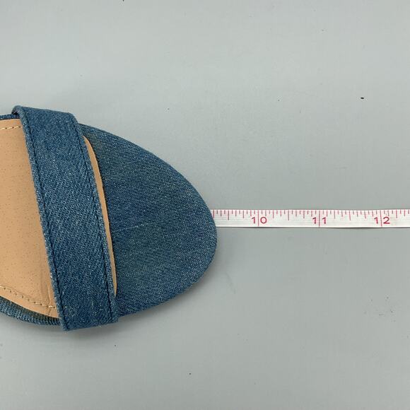 Charles Albert Women’s Block heel Denim Sandals Blue Size 7 - Picture 7 of 10